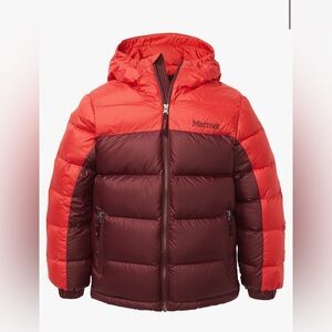 Marmot Kids Puffer Jacket - Red and Maroon